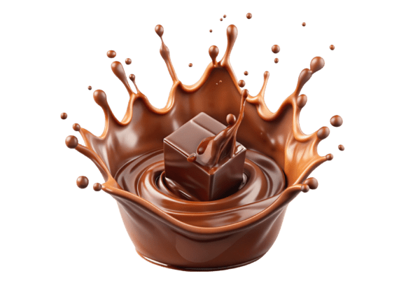 3D Chocolate Twister Are Spinning PNG: Elevating Creative Projects with High-Resolution Assets
