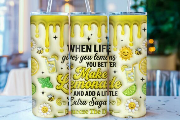 3D Inflated Lemons Summer Tumbler Wrap P: Strategic Asset Selection for Seasonal Sublimation