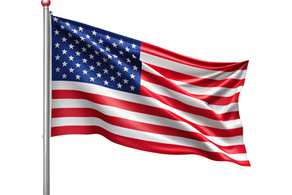 American Flag T-shirt 3D PNG: High-Resolution Assets for Commercial Design
