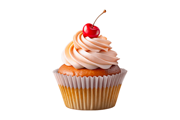 Chocolate Cupcake with Vanilla 3D PNG: A Versatile Asset for Creative Design