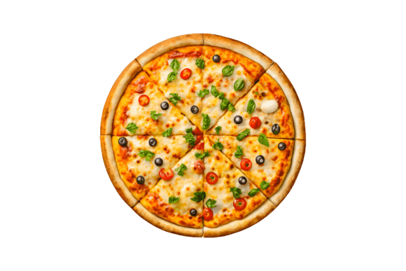 Delicious Cheese Pizza T-shirt 3D PNG: Elevating Print-on-Demand and Digital Design