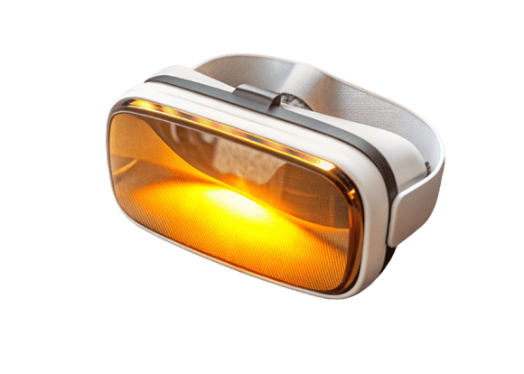 Elevating Digital and Physical Designs with Virtual Reality Glasses Icon 3D Rendering Assets
