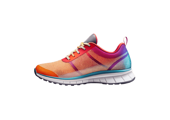Evaluating Red Casual Sports Shoes Sneaker 3D PNG Assets for Commercial Design Projects