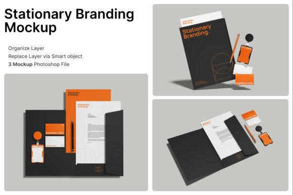 Evaluating the Stationery Branding 3D Mockup for Professional Identity Presentation