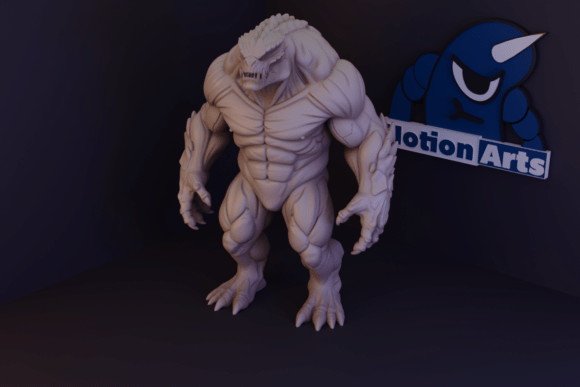 Monstrous Creature 3D Printable Model