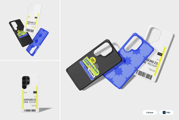 Samsung S25 Ultra Case 3D Mockup Guide